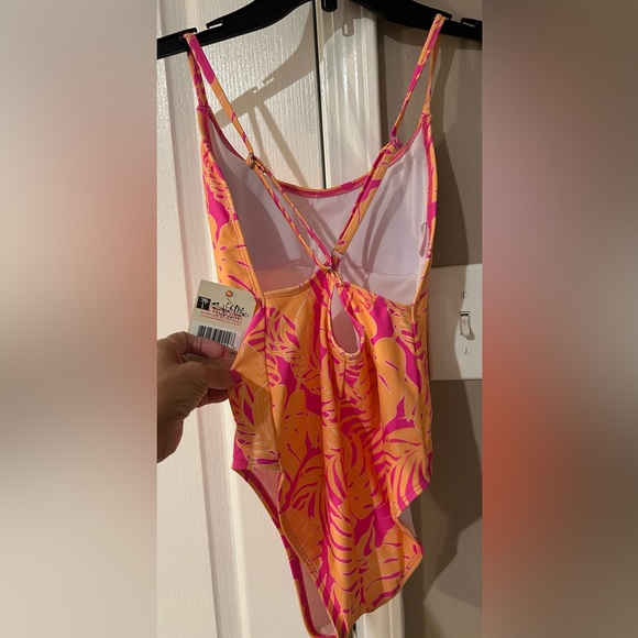 Salt Life 3pc Set Ruana OSFM Dress Small Bathing Suit XS NWT Magen Pink & Coral - Picture 10 of 16